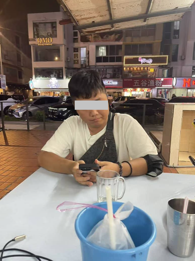 少女留言稱該名男子是她男友。(互聯網)