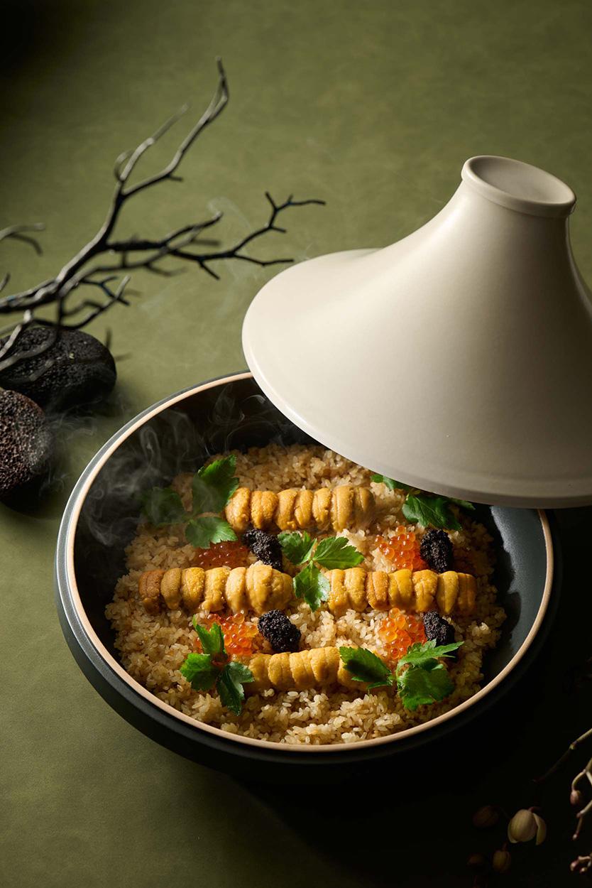 黑松露海膽焗飯$988四位用