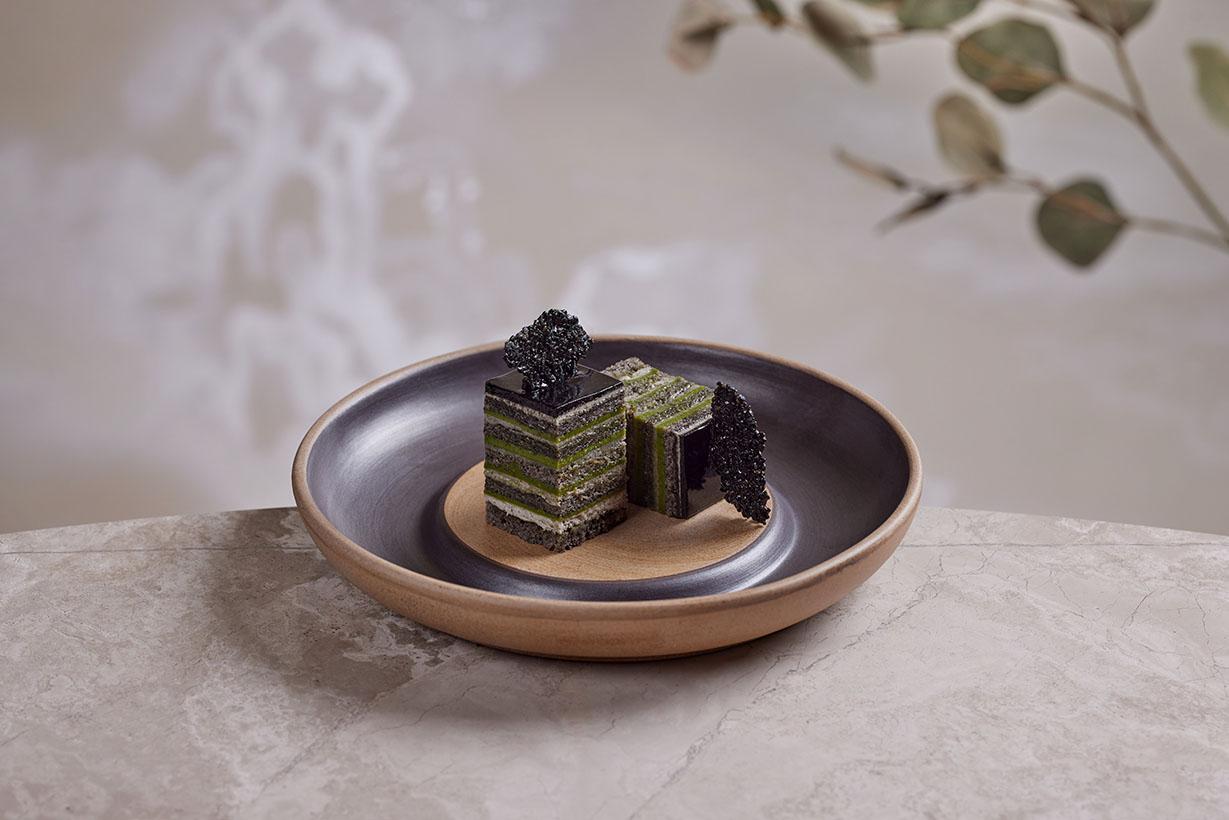 黑芝麻歌劇蛋糕