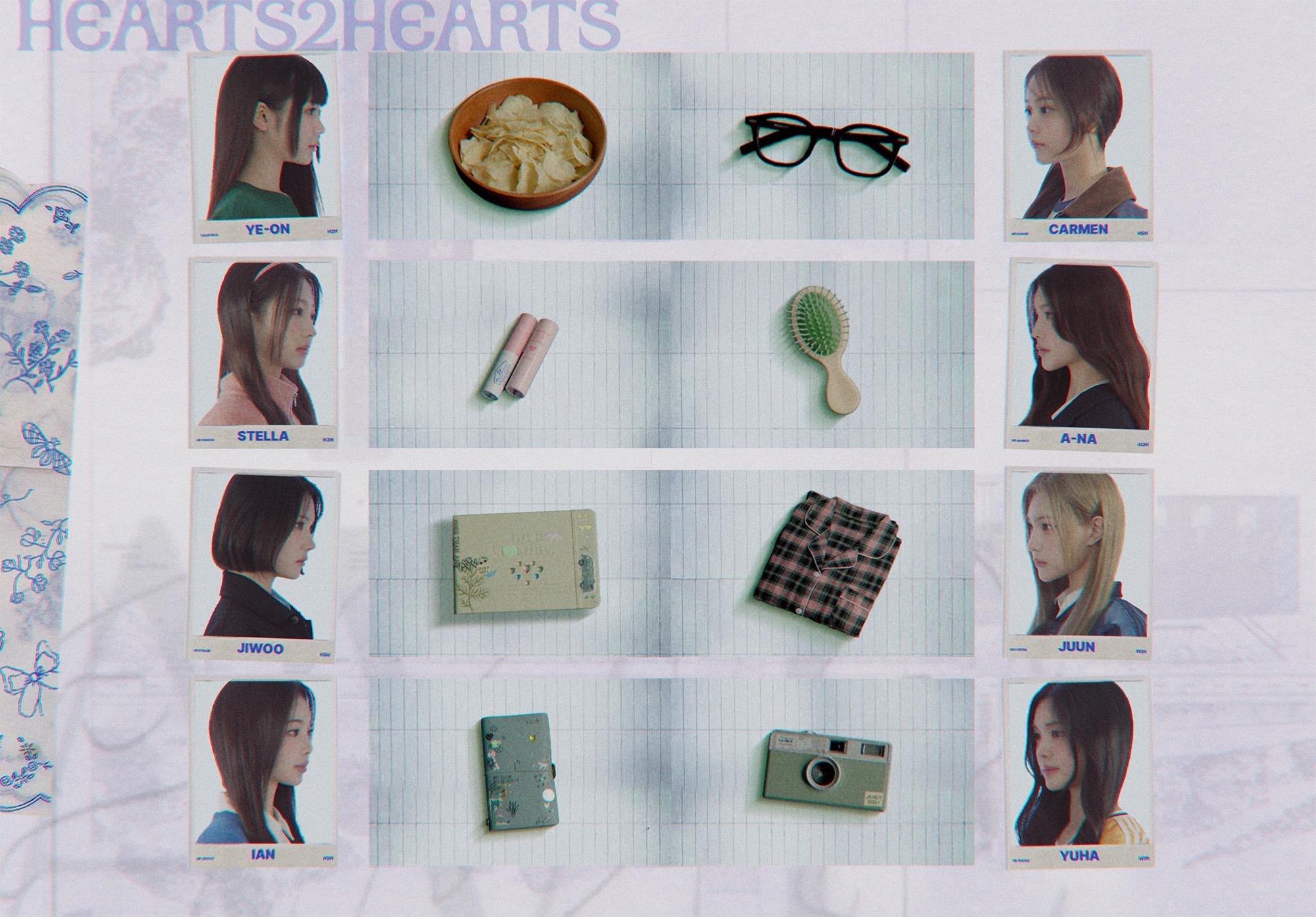 Hearts2Hearts的8位成員。