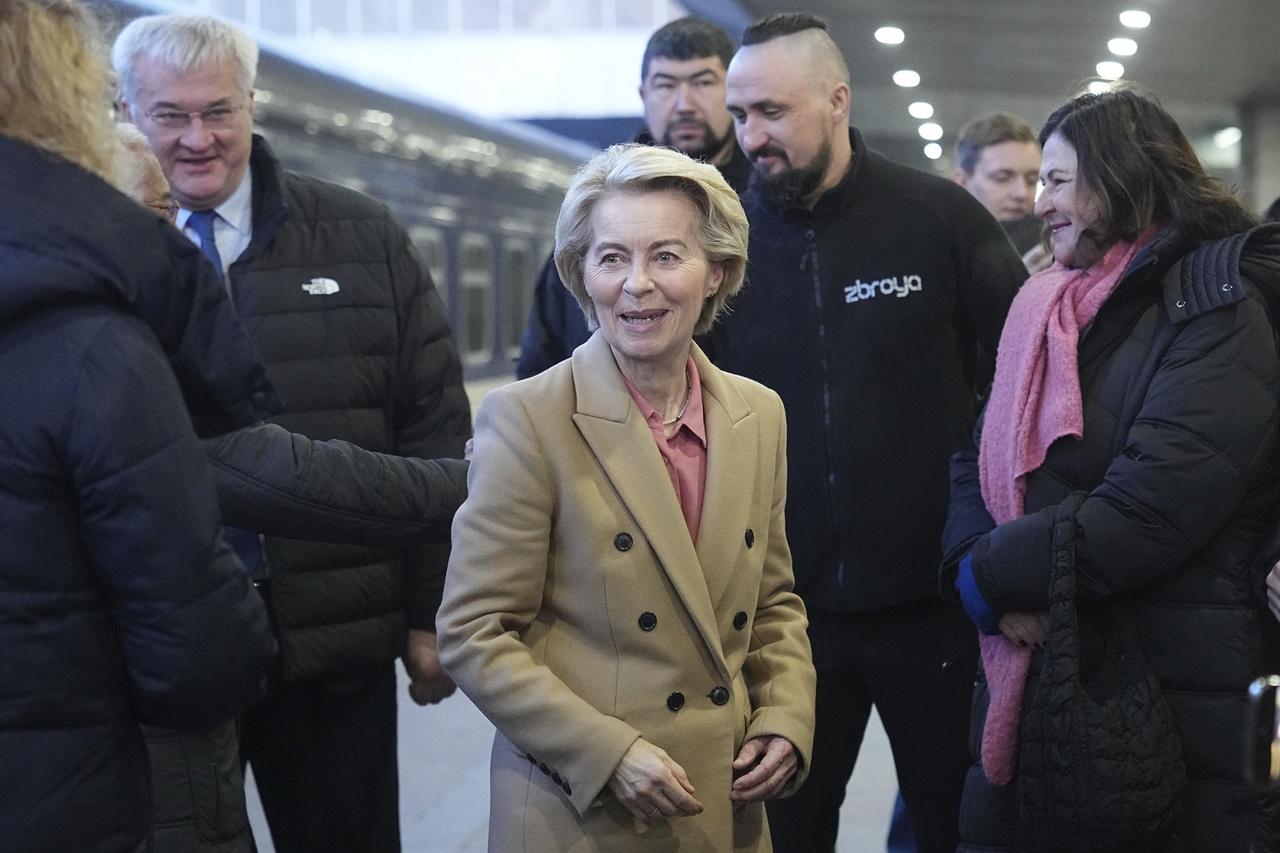 歐盟委員會主席馮德萊恩(Ursula von der Leyen)。(AP)