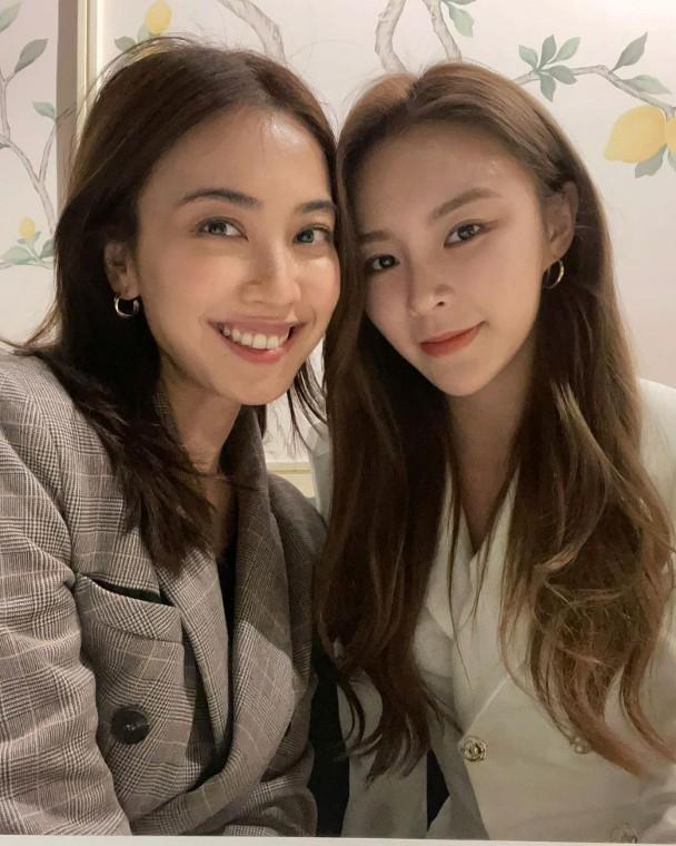 莊錠欣與朱千雪仍有聯絡,感情相當不俗。