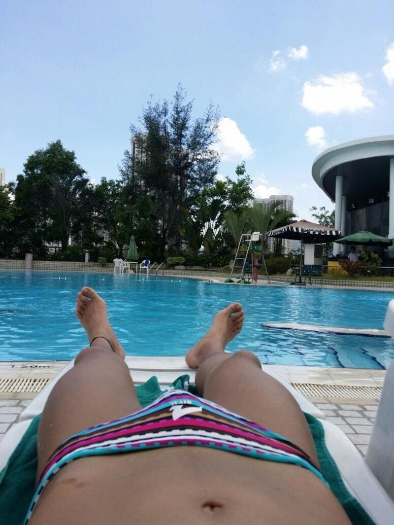 相中男慘被網民嘲「好似好細兜咁」。