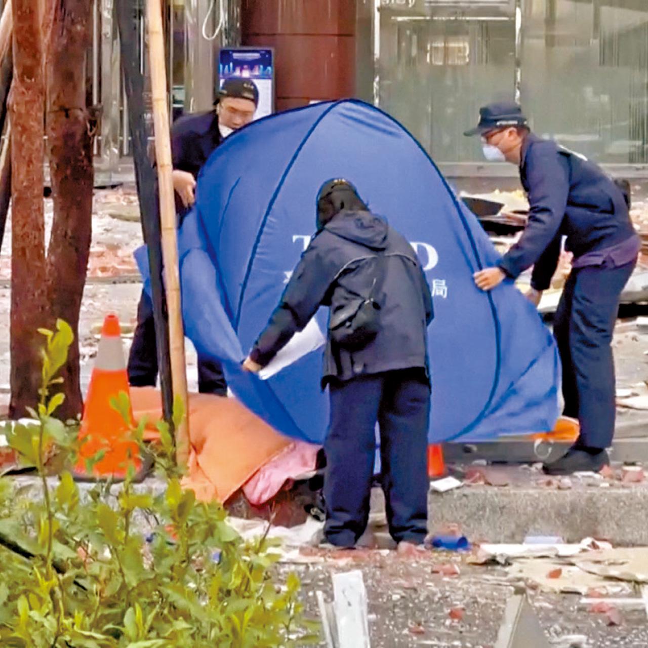 台中新光三越氣爆