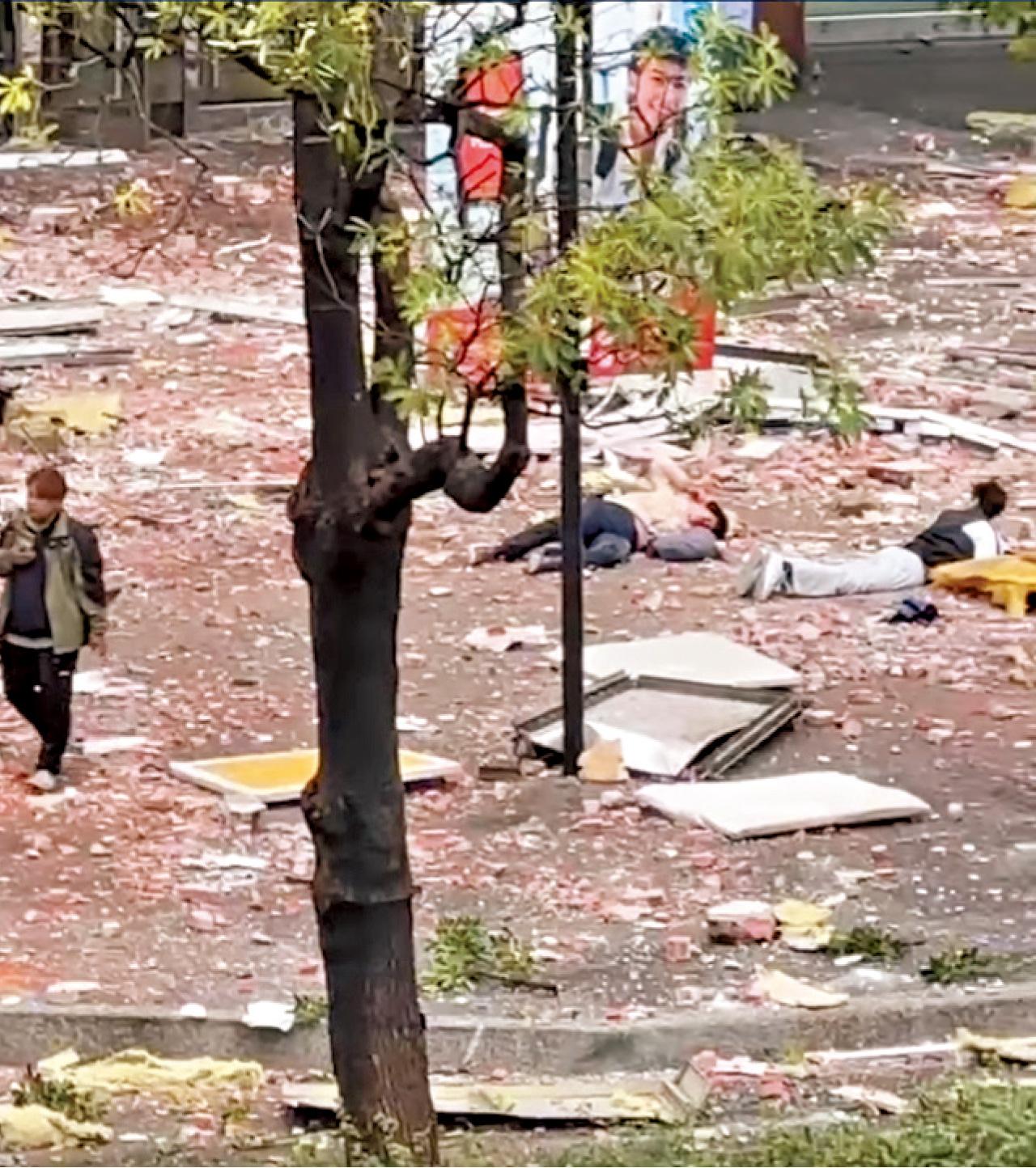 台中新光三越氣爆