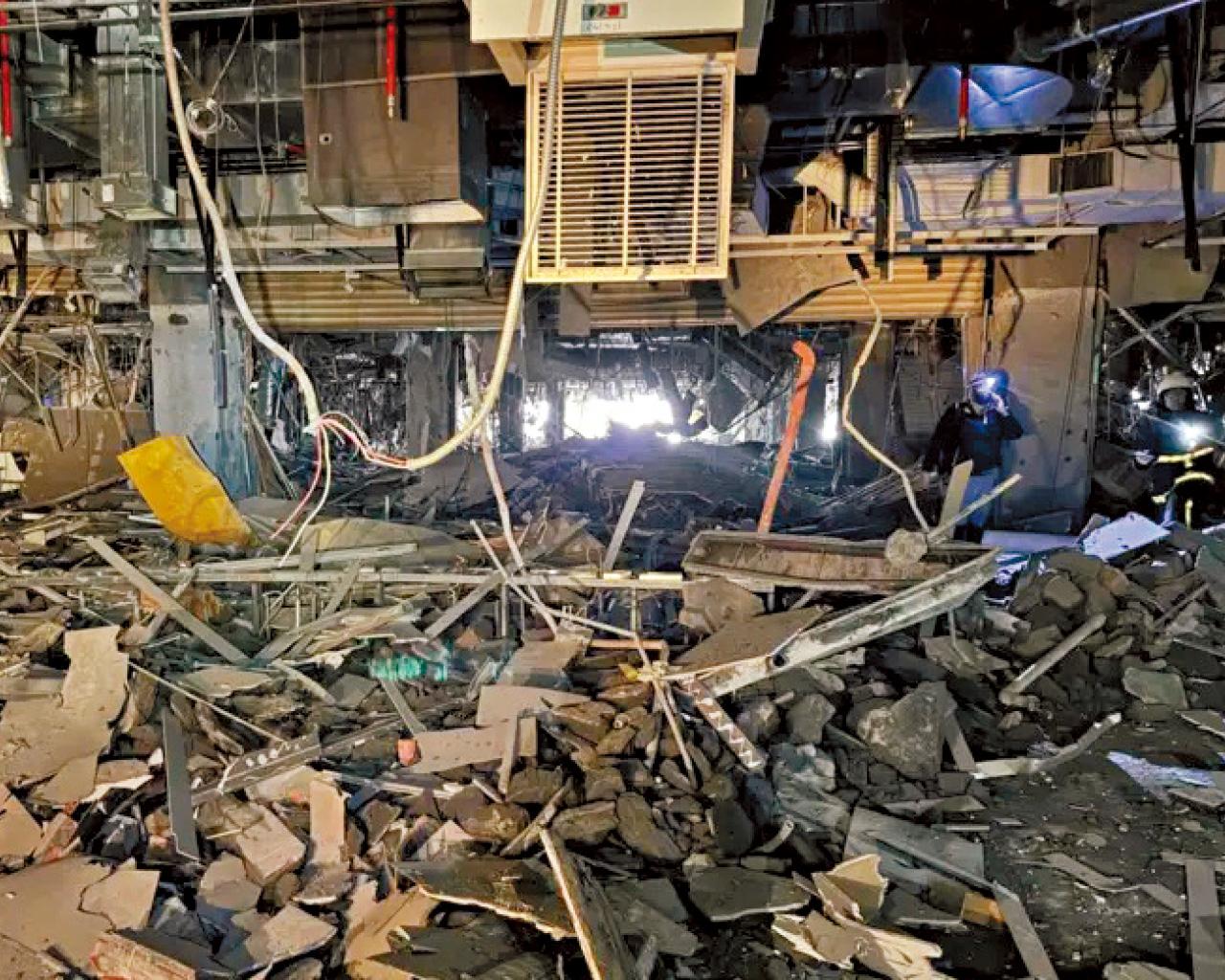 台中新光三越氣爆