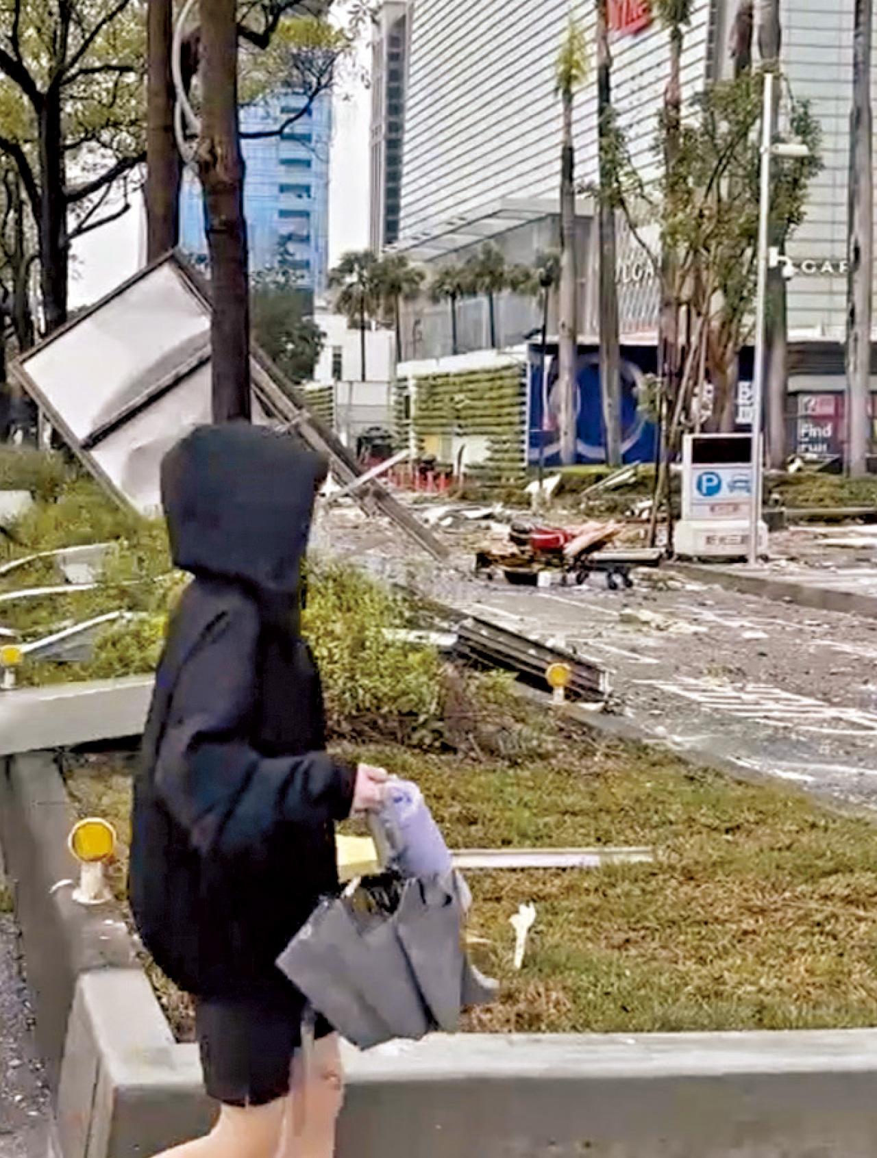 台中新光三越氣爆