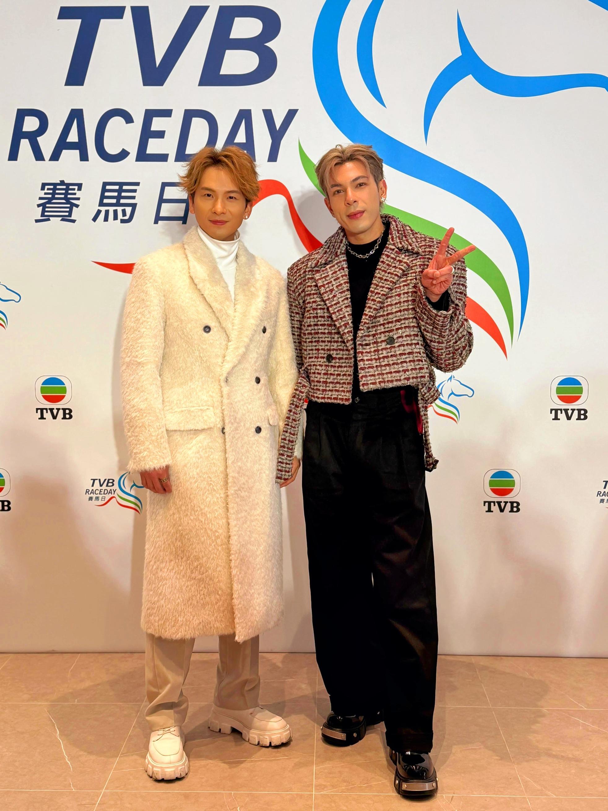 古淖文與師兄周吉佩經常聯袂出席活動。