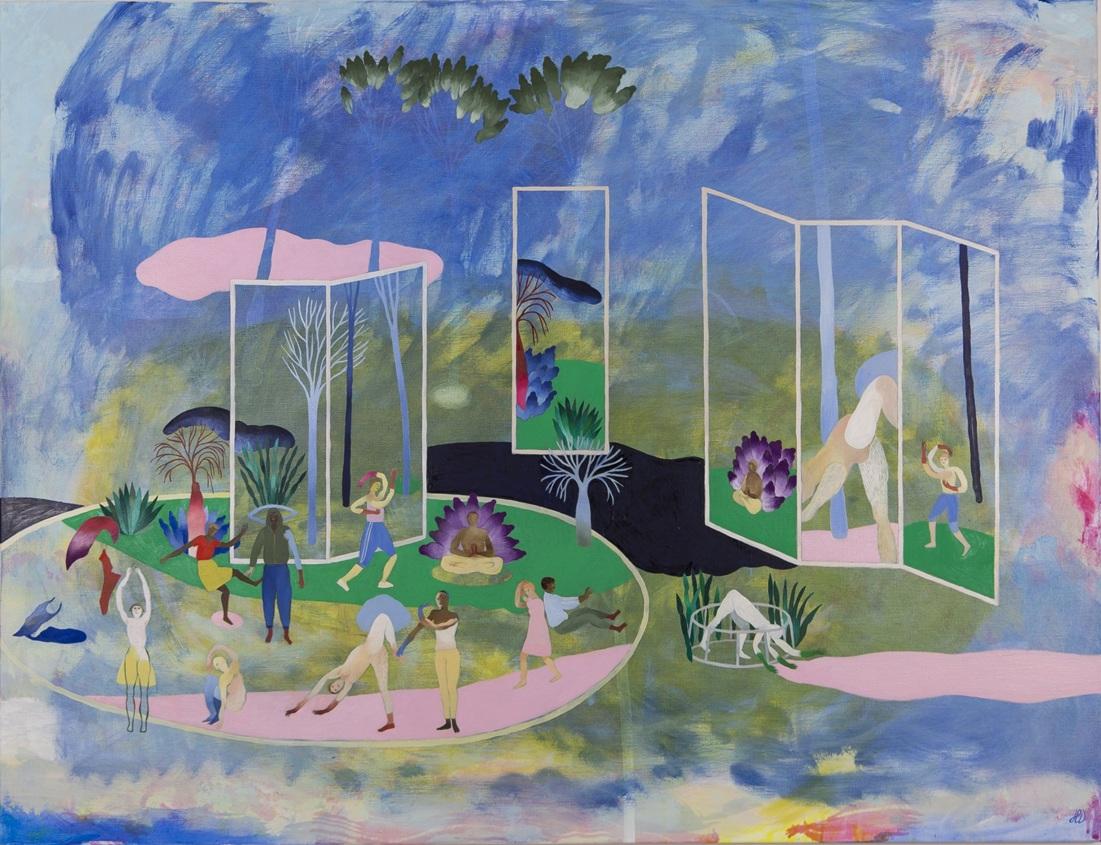 Hélène Duclos繪畫作品《Break the Rule》。