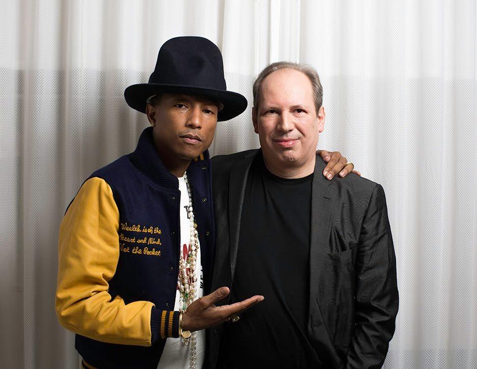Pharrell Williams與Hans Zimmer老友鬼鬼。