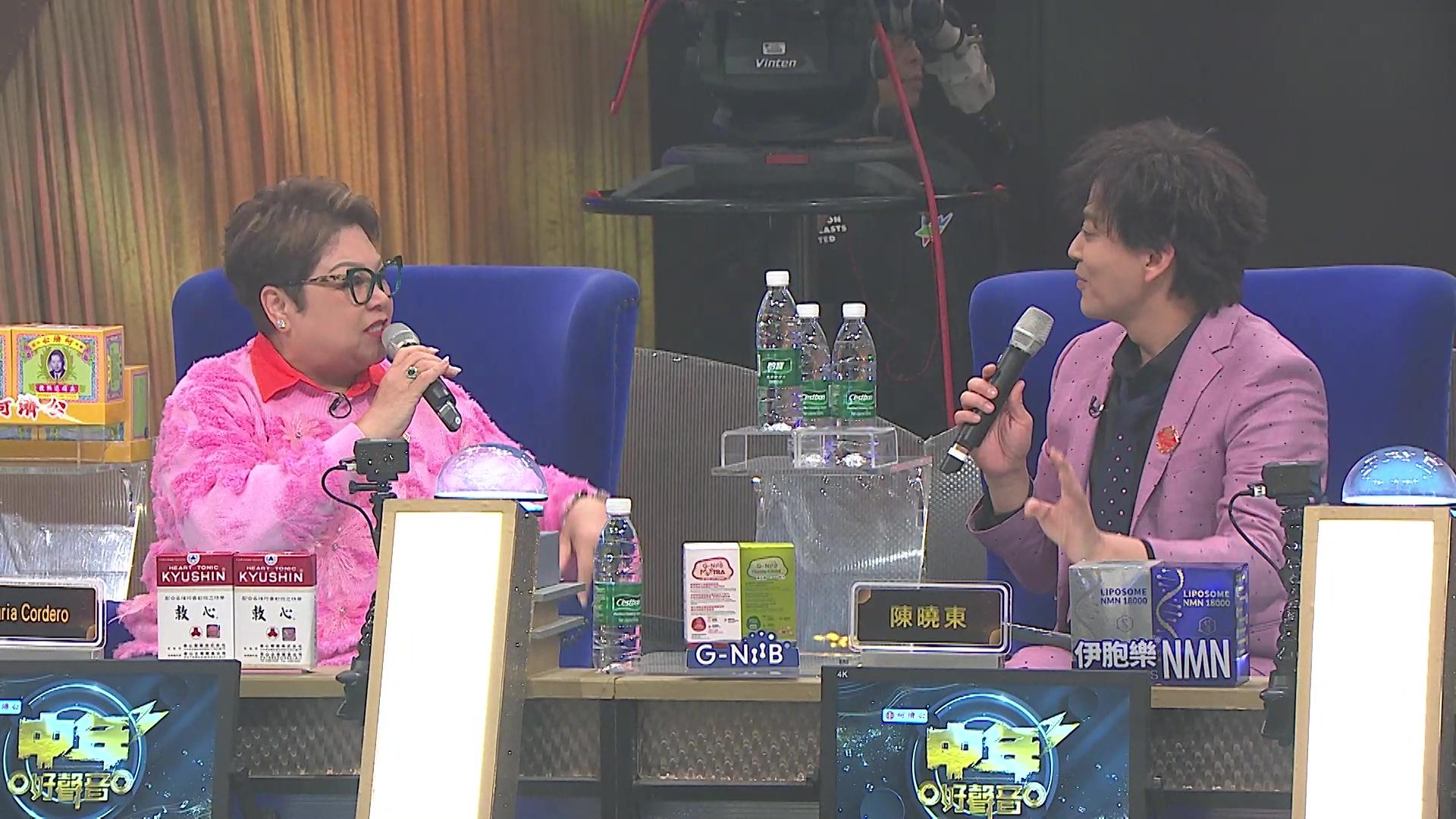 肥媽同陳曉東戲王上身,引發全場爆笑。