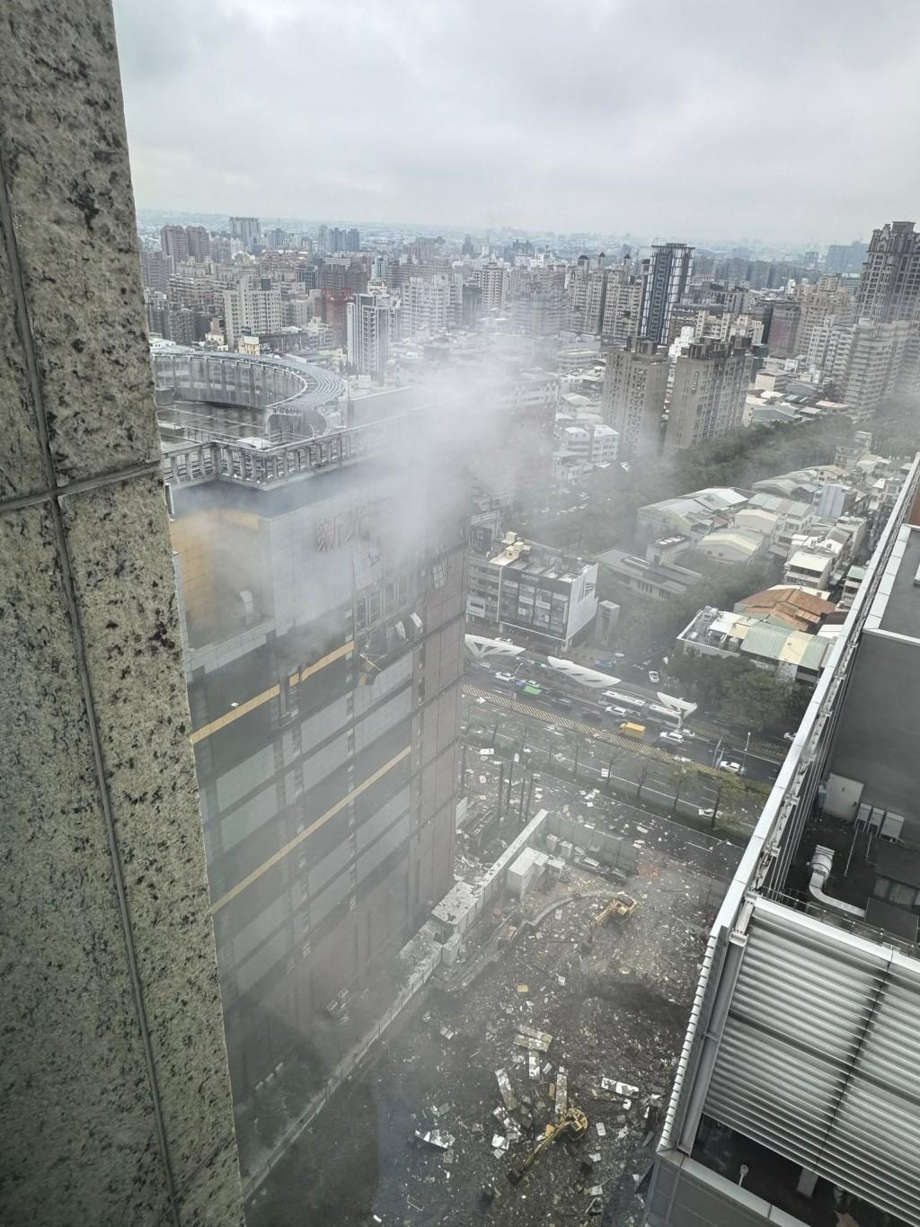 台中新光三越氣爆