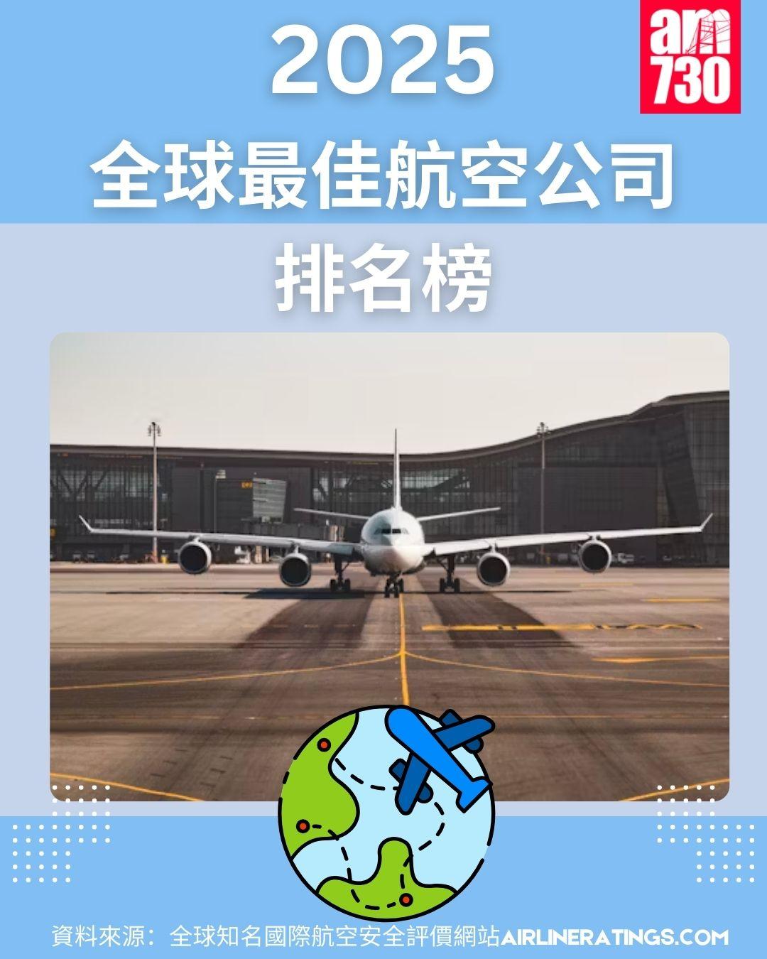 2025全球最佳航空公司排名榜