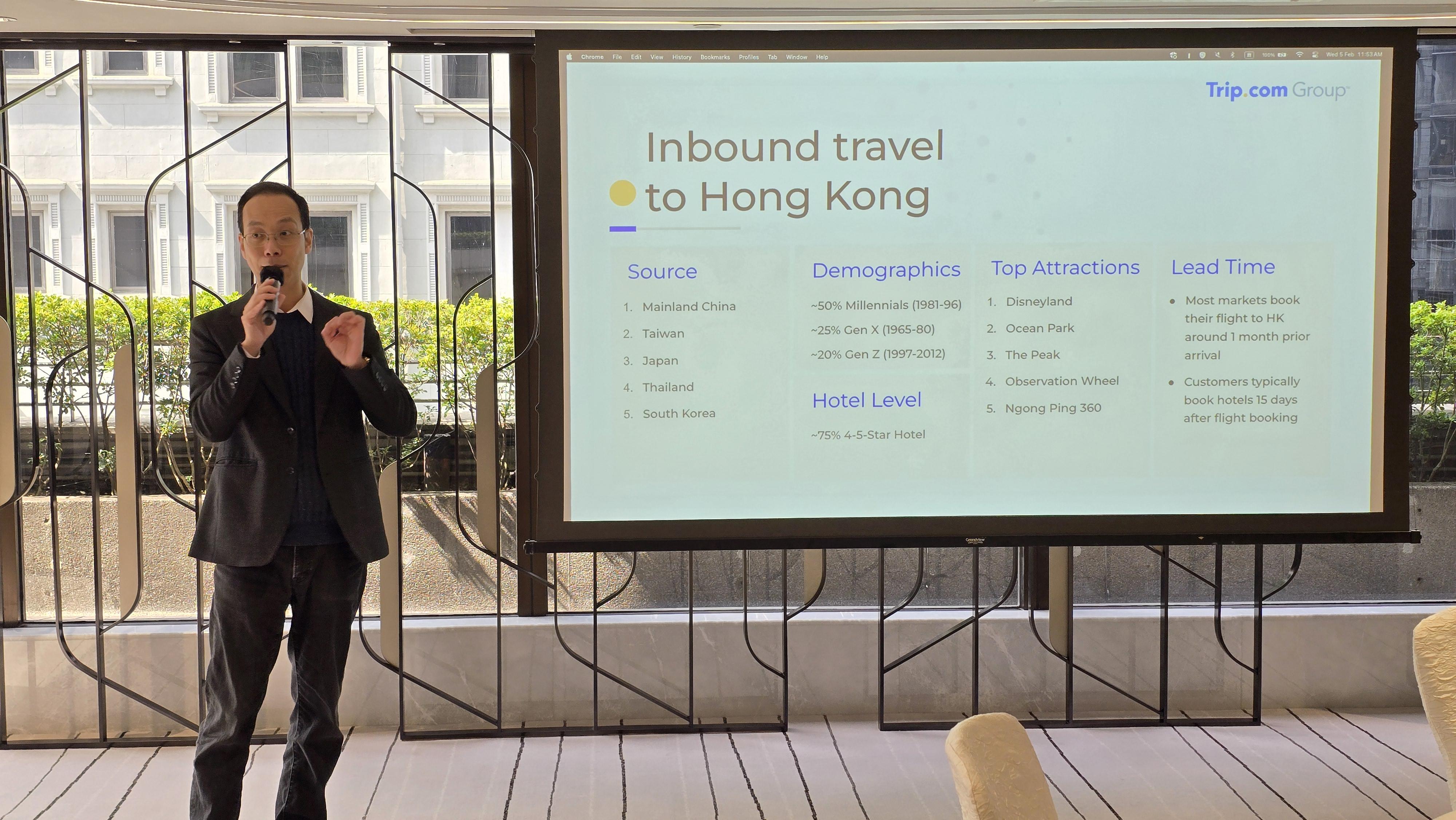 入境旅客首三甲分別是中國內地、台灣和日本,80後佔逾半。