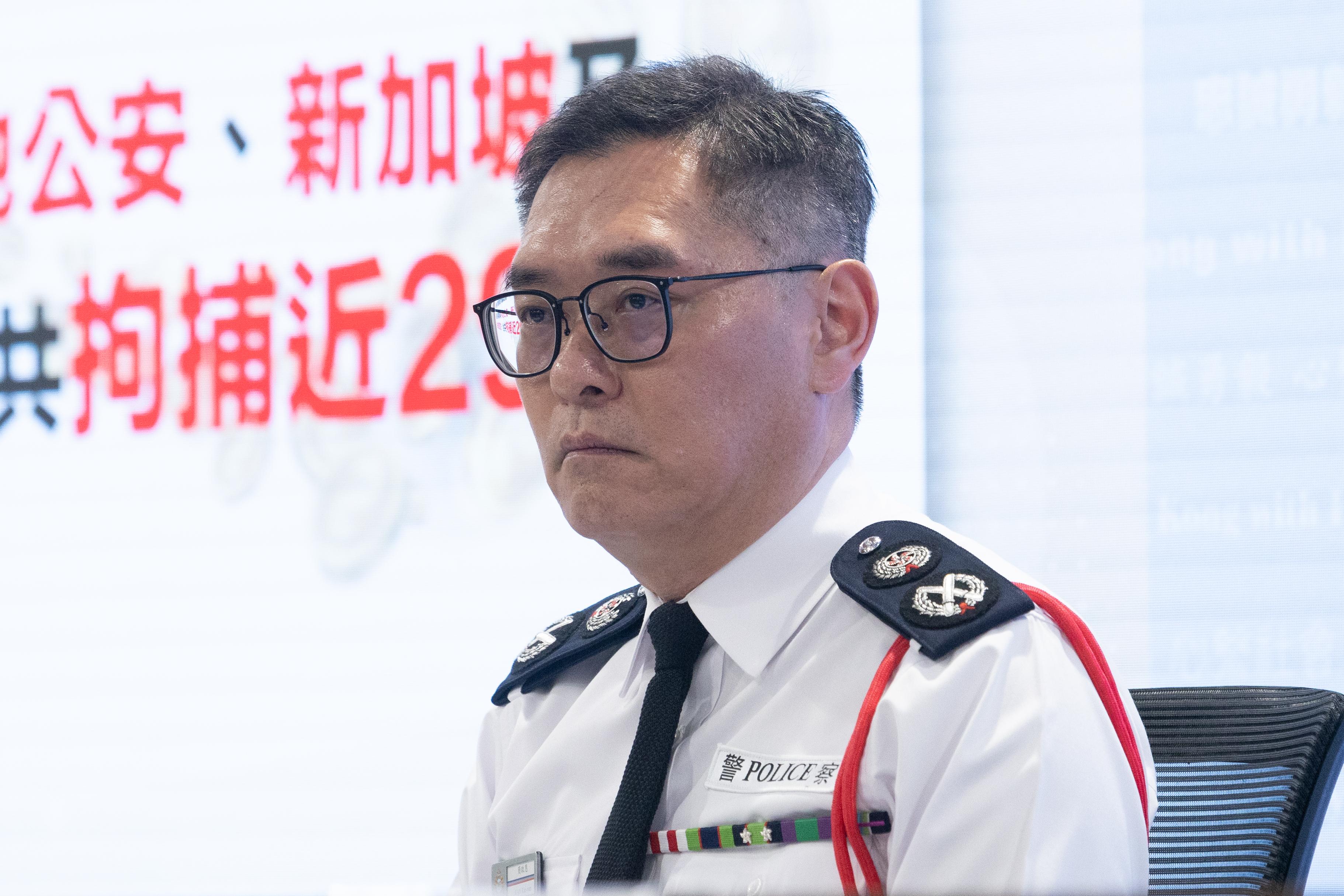 副處長(國家安全)簡啟恩。(蘇文傑攝)