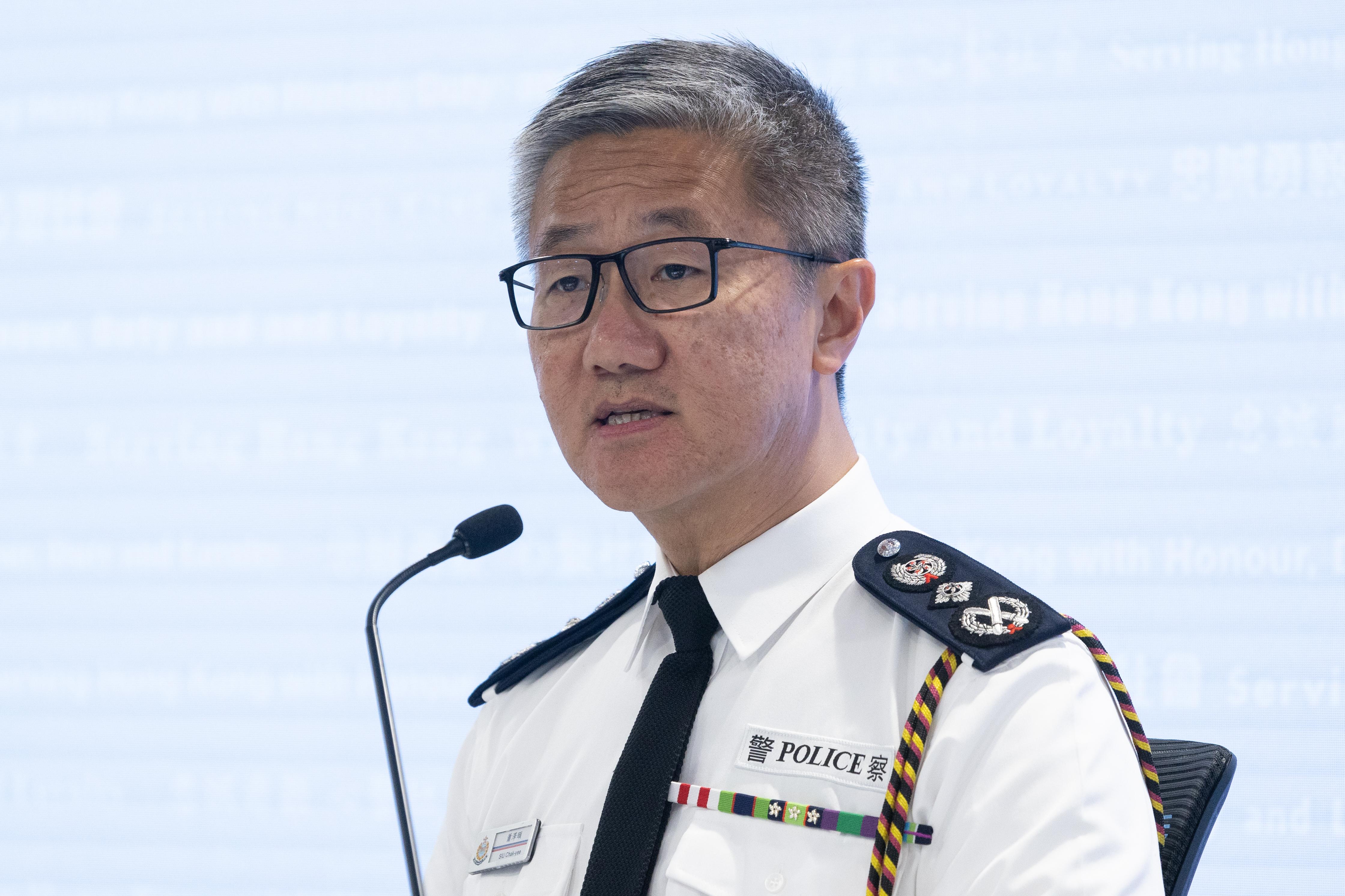 處長蕭澤頤。(蘇文傑攝)