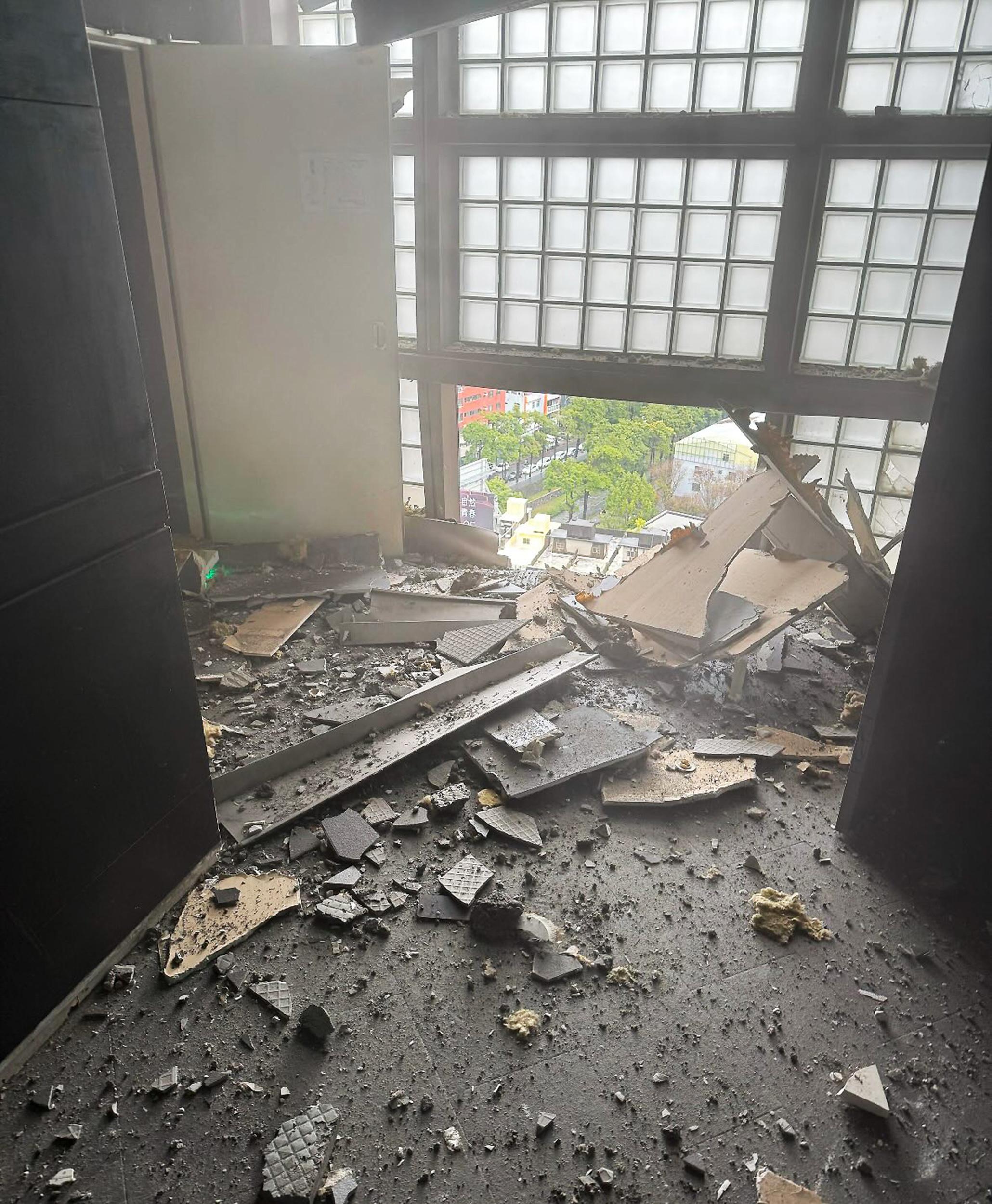 台灣台中市新光三越百貨發生氣爆(中通社)