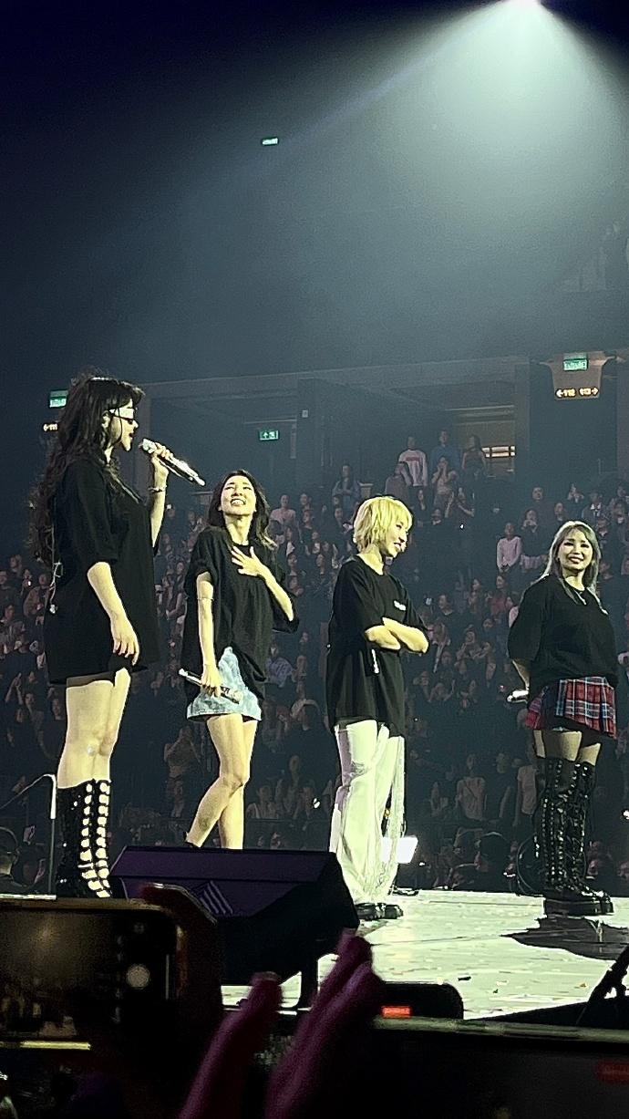 2NE1在演唱會裡,為樂迷送上歷年好歌。