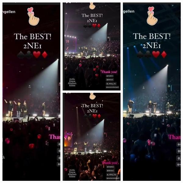 隊員Sandara Park完show後IG分享感受。