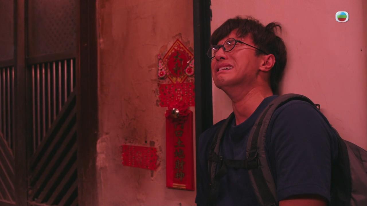 庭鋒話呢場喊戲係開工第一日嘅第二場戲,壓力好大。