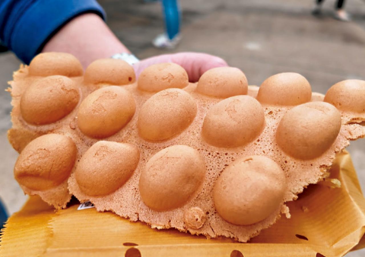 低調高手大街小食 雞蛋仔