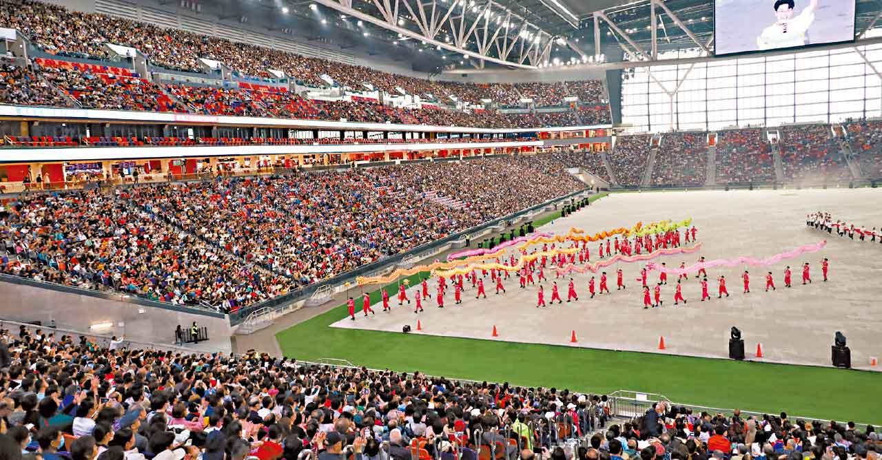 啟德體育園最後一次大型演練