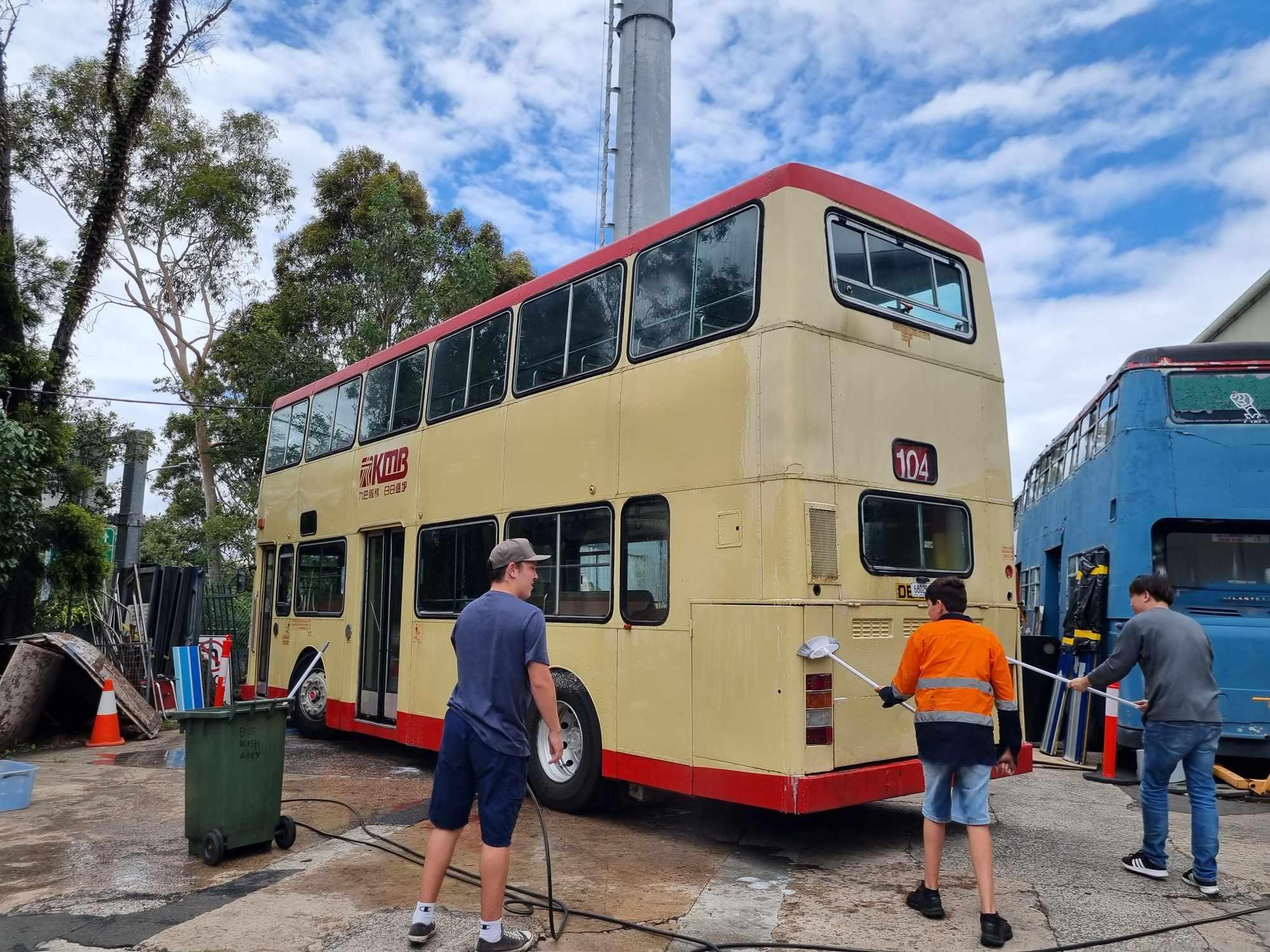 悉尼巴士博物館舉行一年一度的香港巴士日體驗活動。(悉尼巴士博物館)