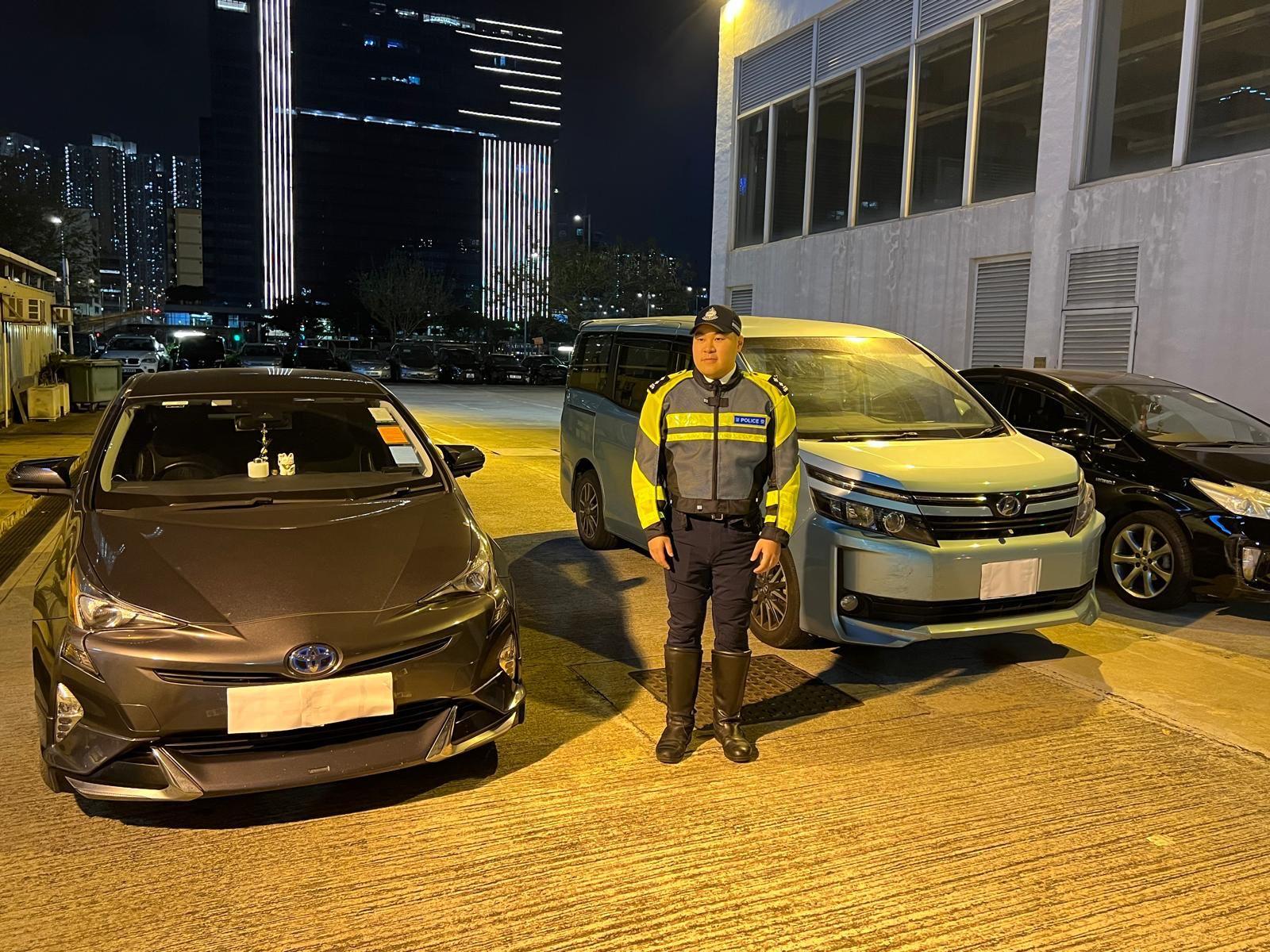 警方扣查3輛車作進一步檢驗。