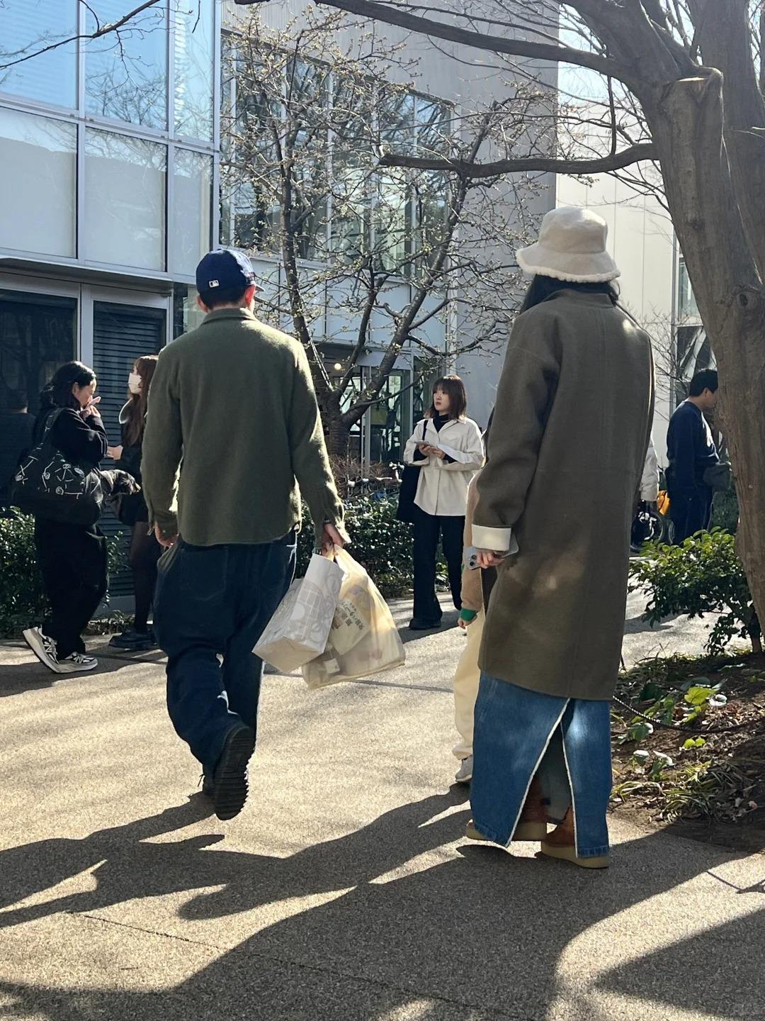 陳冠希在日本代官山被小紅書網民「野生捕獲」(小紅書)。