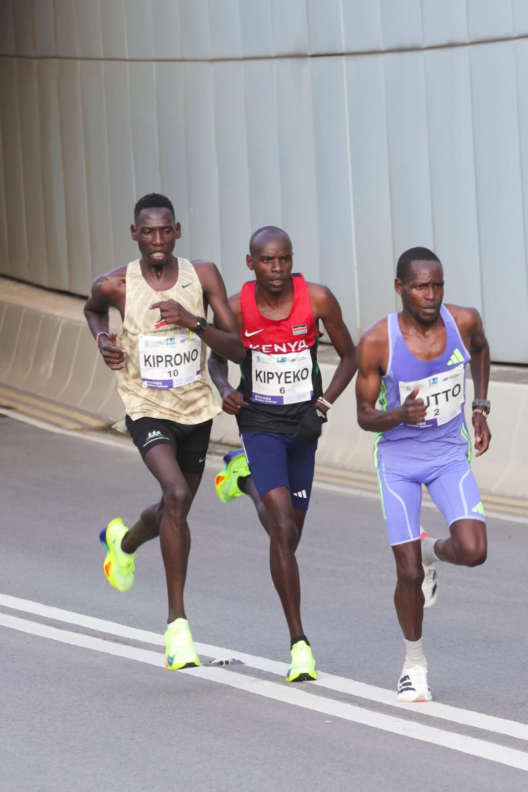 香港馬拉松今日舉行。(吳康琦攝)