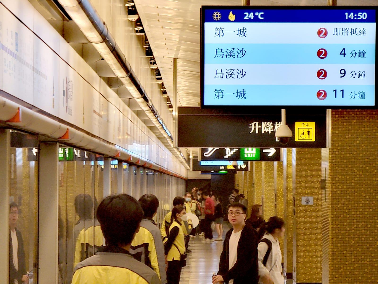 屯門綫會加密班次。(鍾式明攝)