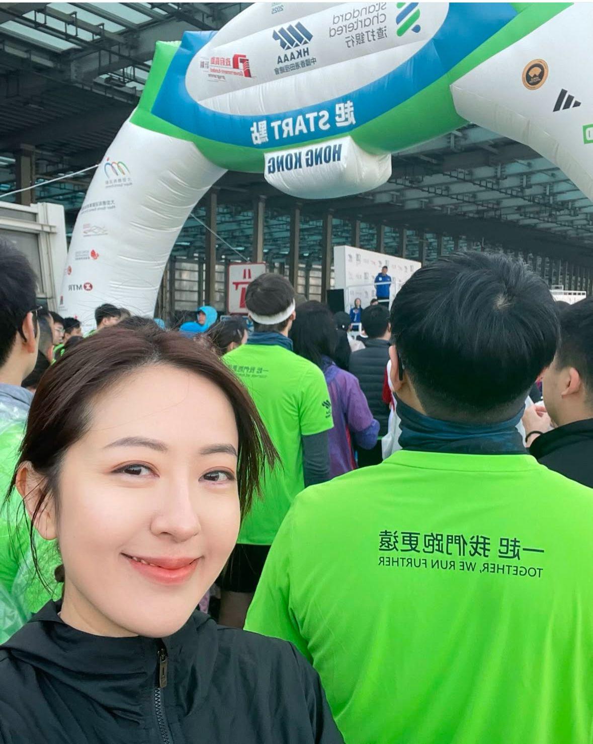 詩詠以1小時10分成績完成賽程,她期待明年再戰。