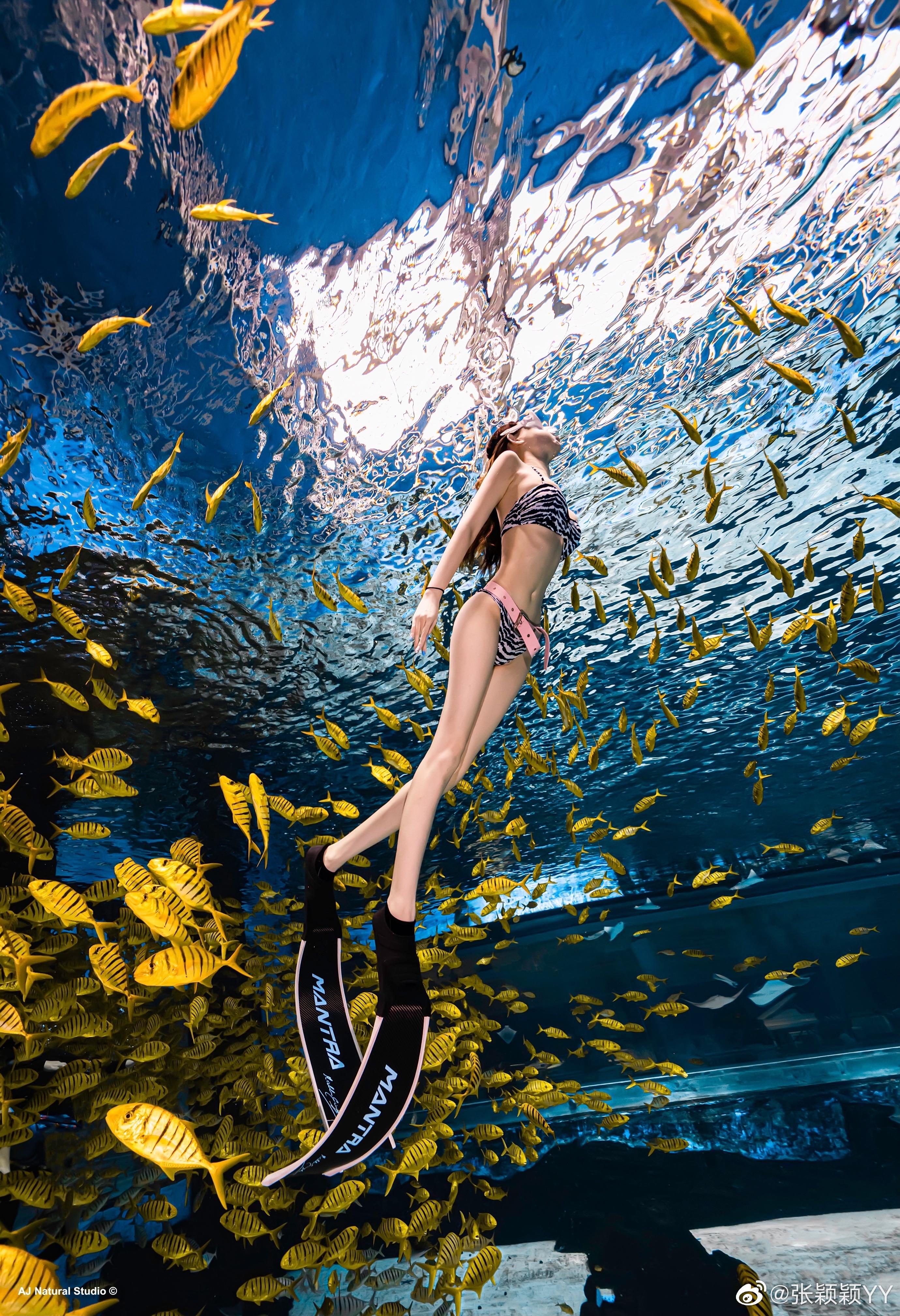 張穎穎曾與汪小菲相愛2個月後分手。(張穎穎微博)