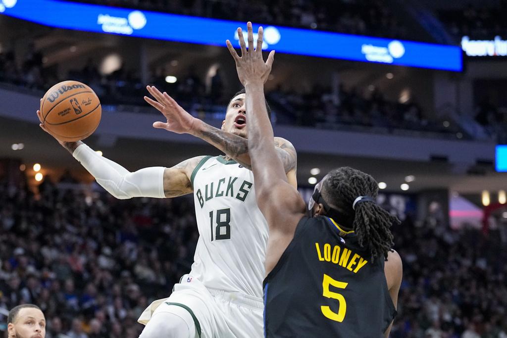 勇士125:111擊敗公鹿。(美聯社)