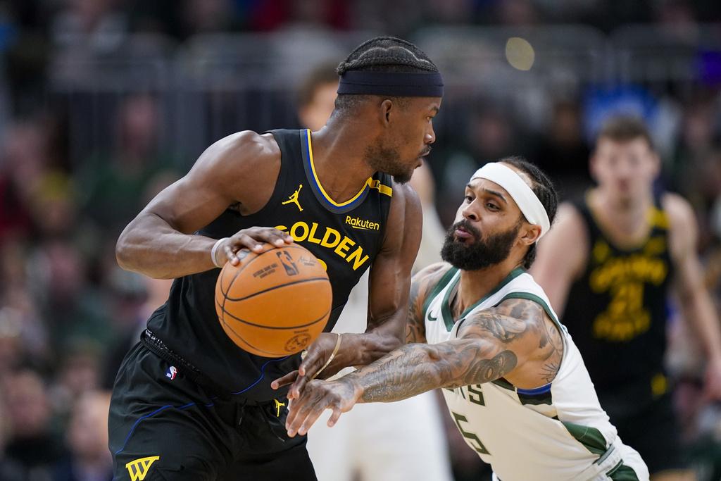 勇士125:111擊敗公鹿。(美聯社)