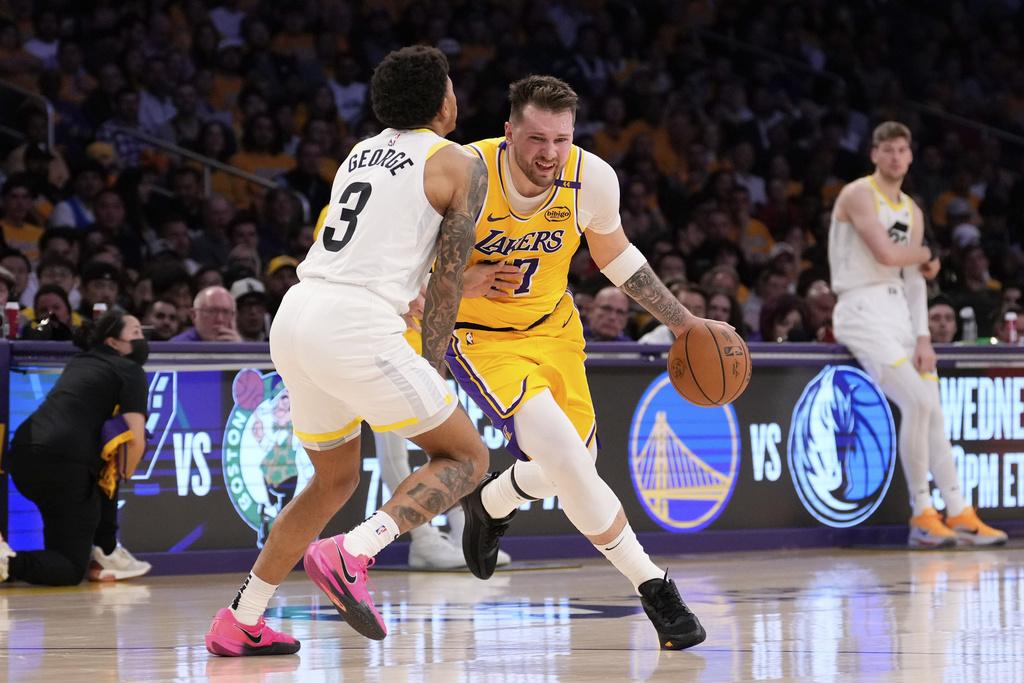 湖人132:113擊敗爵士。(美聯社)