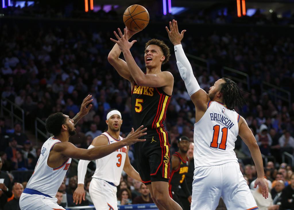 紐約人149:148擊敗鷹隊。(美聯社)