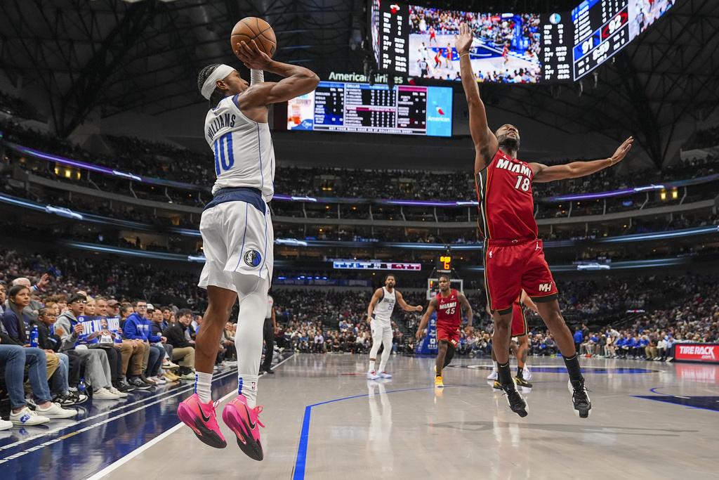 獨行俠118:113擊敗熱火。(美聯社)