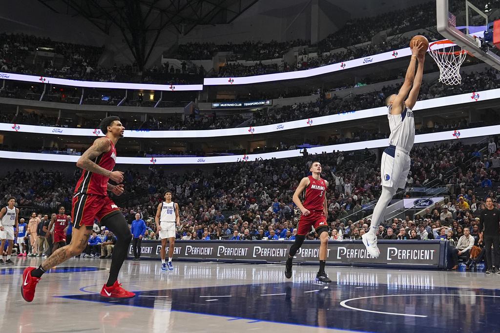 獨行俠118:113擊敗熱火。(美聯社)