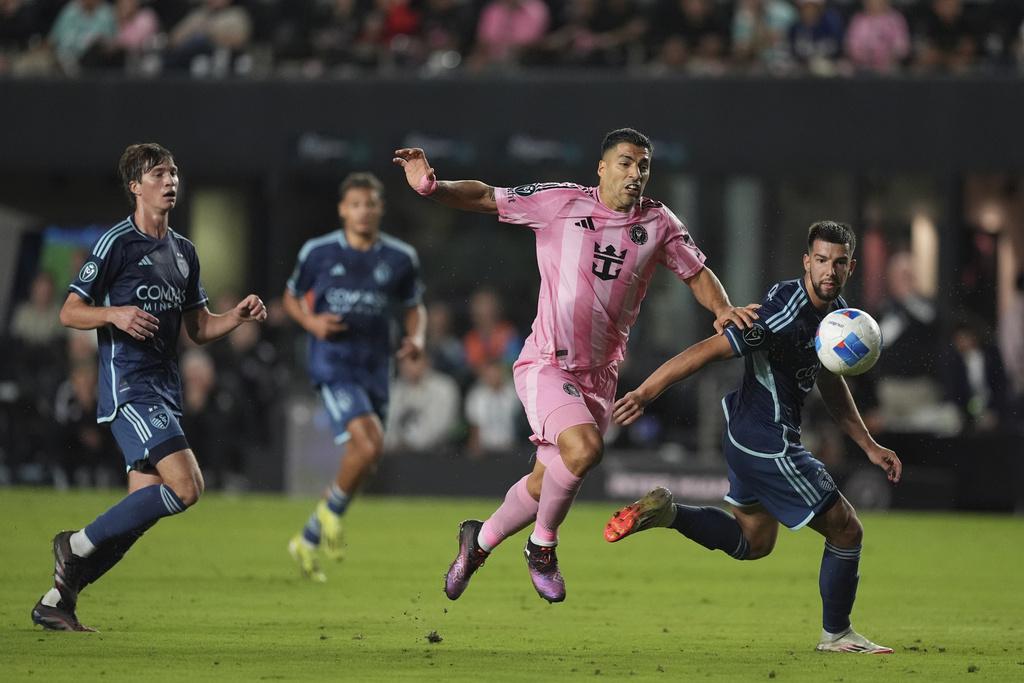 國際邁亞密3:1贏肯薩斯體育會。(美聯社)