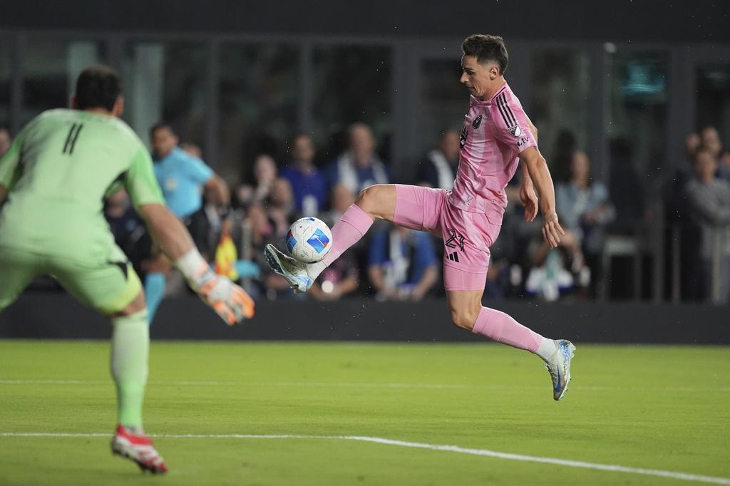 國際邁亞密3:1贏肯薩斯體育會。(美聯社)