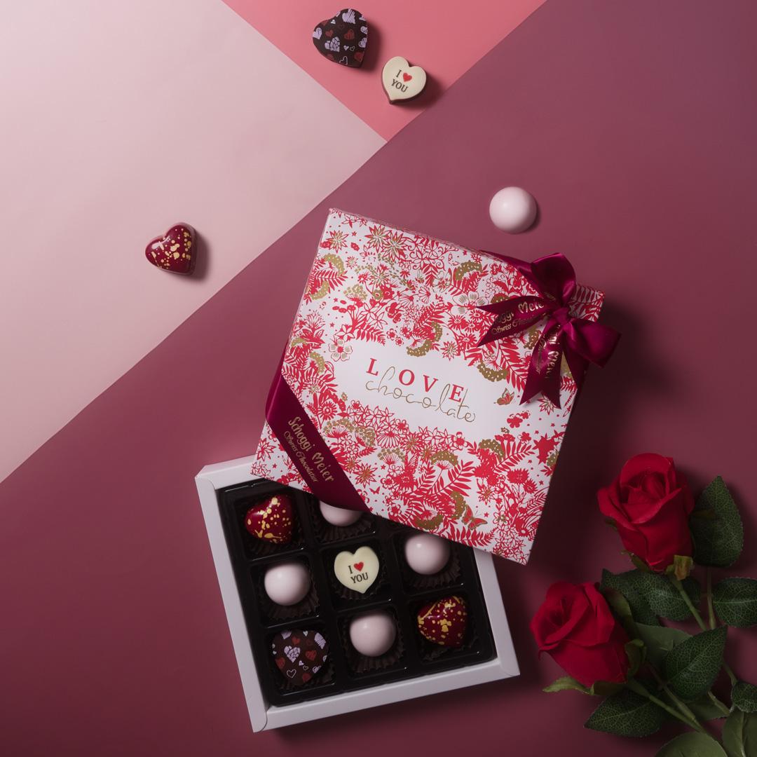 綻放心動黑朱古力禮盒$162( Schoggi Meier)