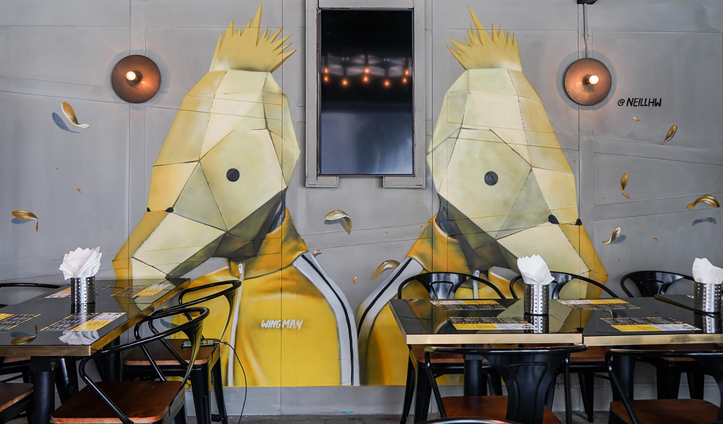 中環店Wingman的室內設計相當吸睛。