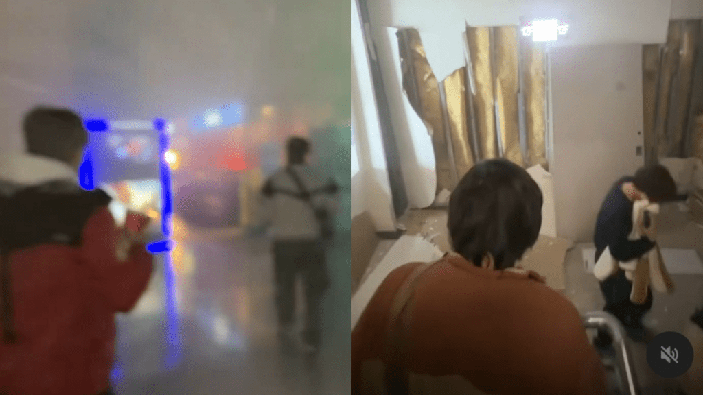 台中新光三越氣爆