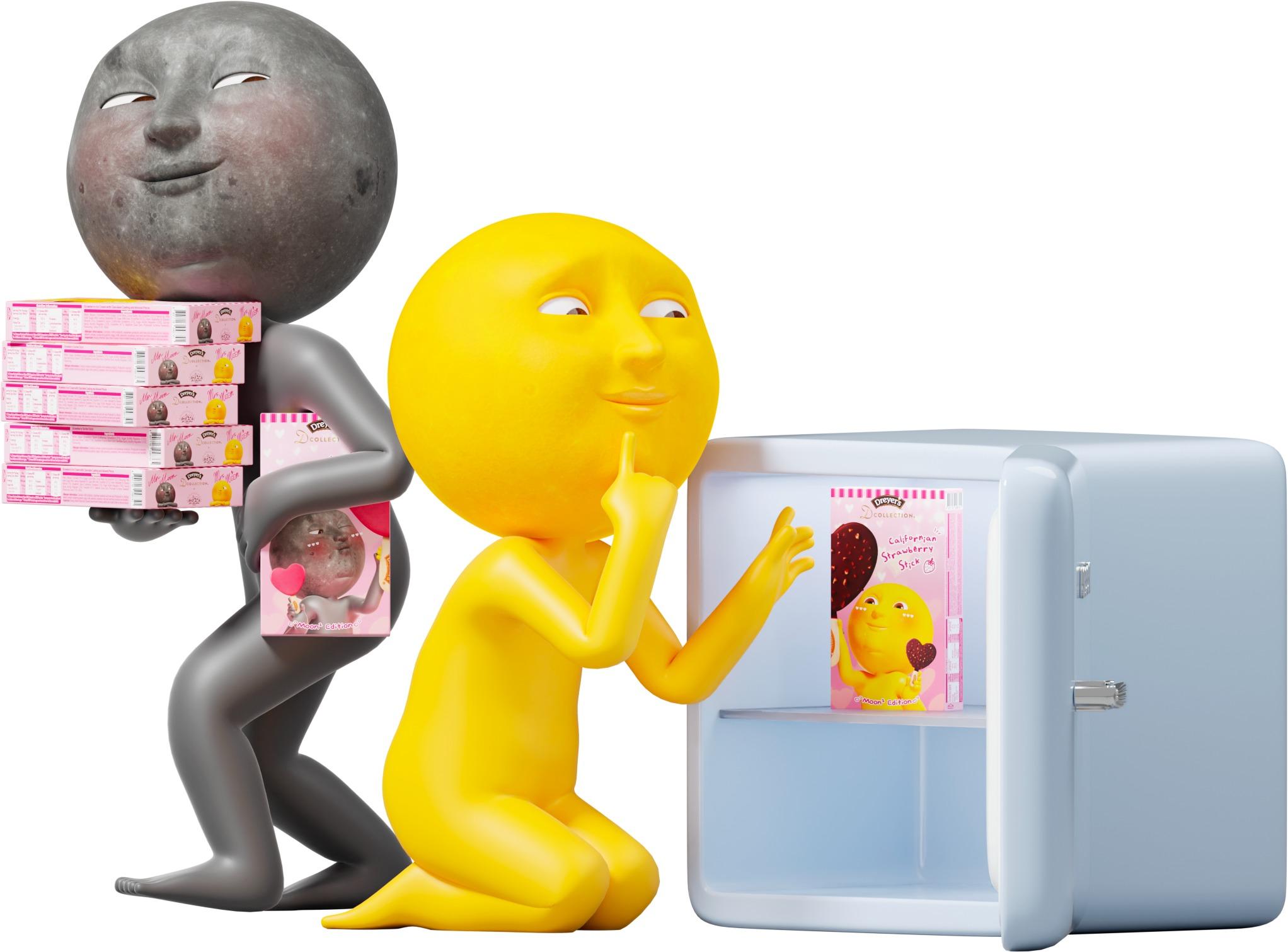 DREYER’S D-COLLECTION與本地人氣插畫Mr n Mrs Moon聯乘,推出限量Moon2 Edition甜蜜包裝。