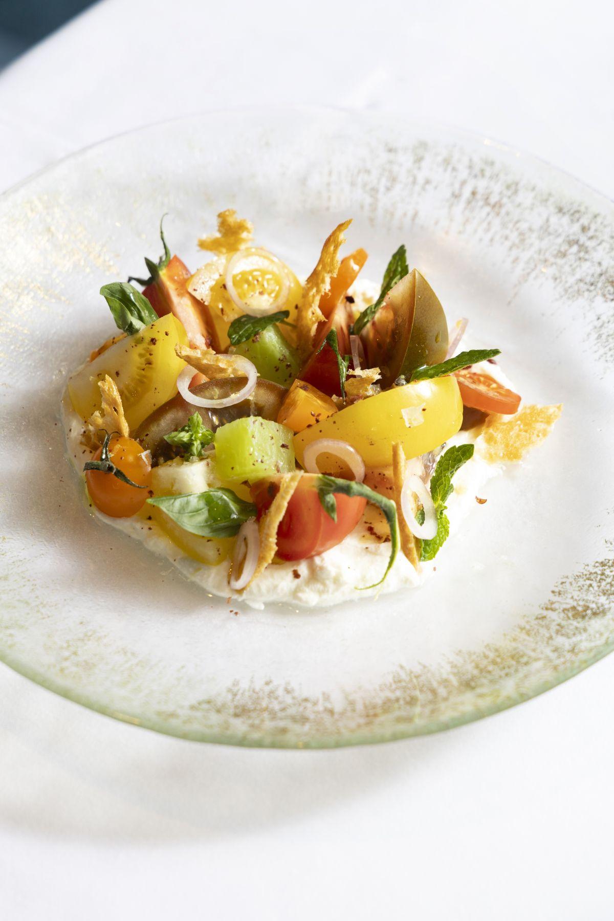 番茄乳酪沙律$148 （圖片由餐廳提供）