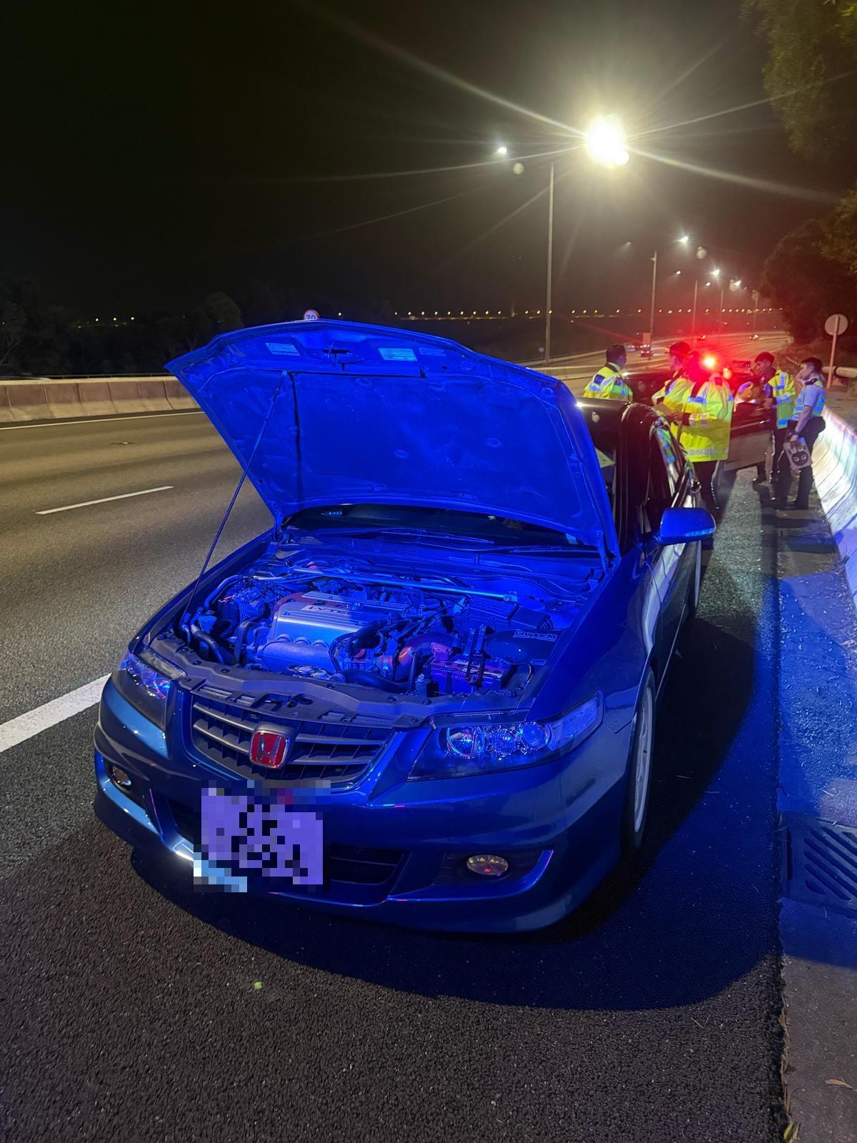 警新界北打擊藥後及酒後駕駛拘11男女,包括3名通緝人士。(警方圖片)