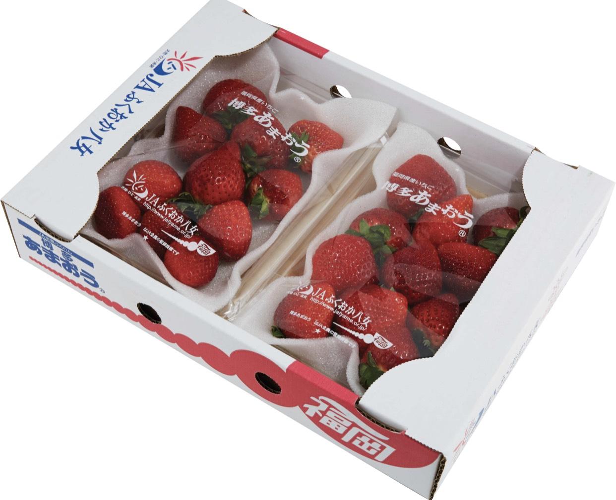 日本福岡空運甜王士多啤梨($149/盒) 優惠期由即日起至2月9日