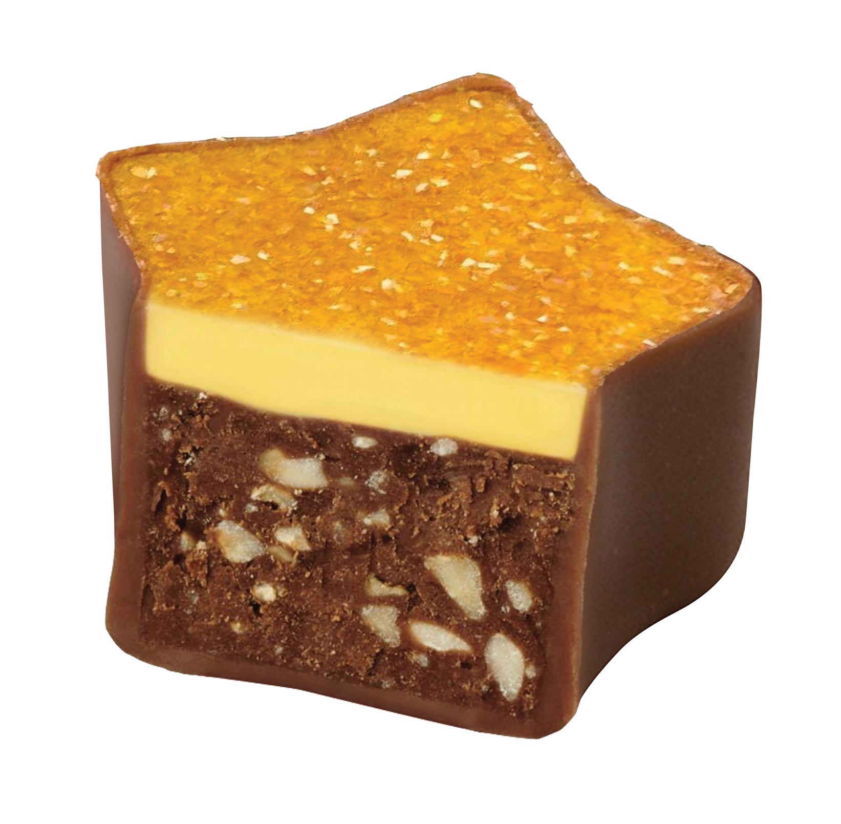 蜂蜜核桃星形巧克力