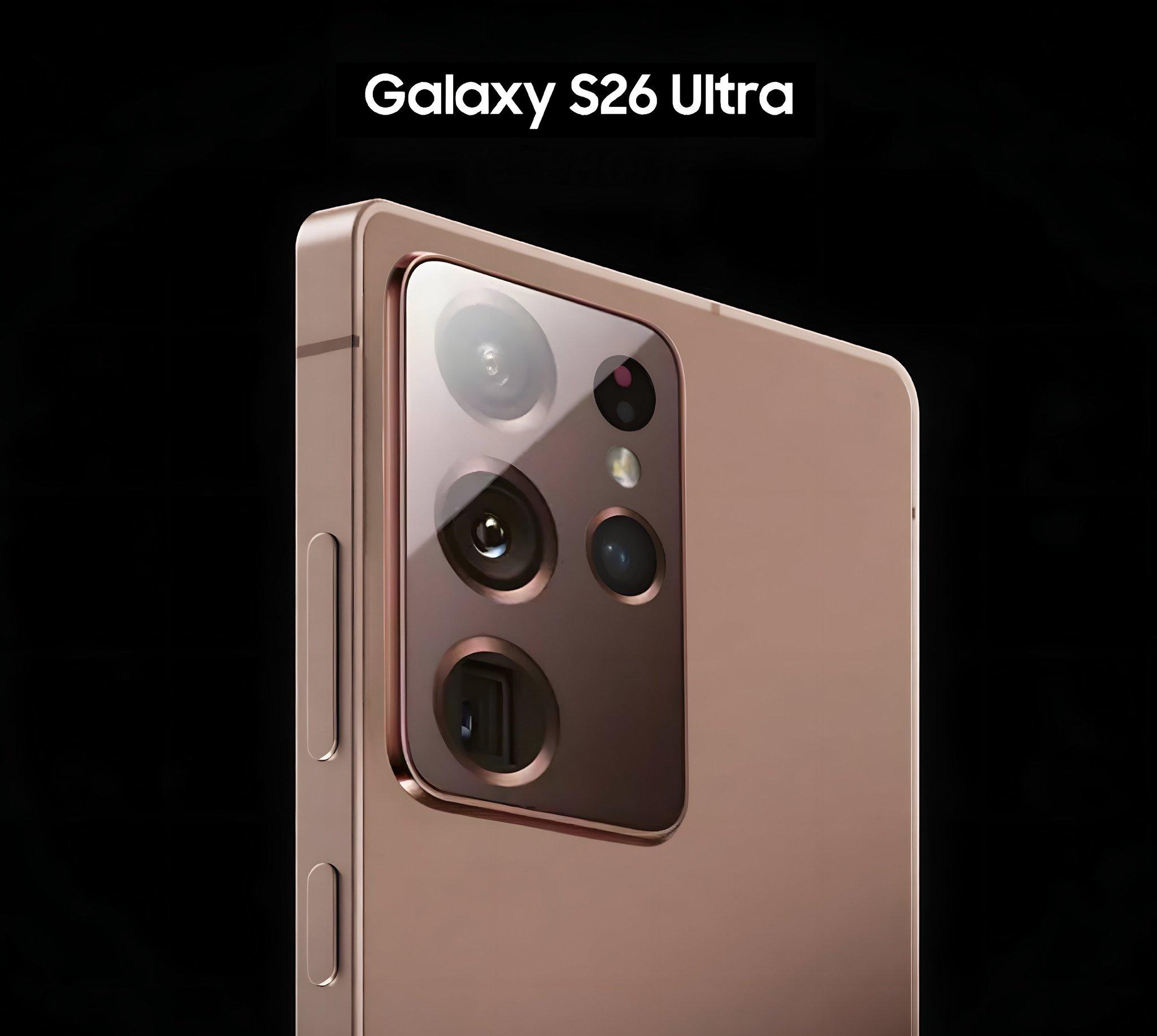 Galaxy S26 Ultra流傳鏡頭外觀。(X)